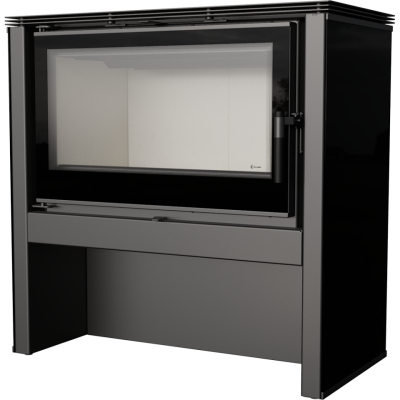  Печь-камин Kratki Koza Juno 12 C (Коза Джуно, черная) 