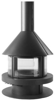 Дровяной камин ROCAL GALA центральный стальной