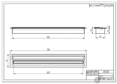 Прямоугольный контейнер Zefire 900 Premium