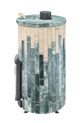  Банная печь Фёрингер Ламель Уют 25 (Змеевик+"Окаменевшее дерево")