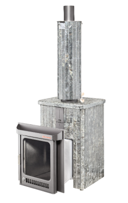  Банная печь Фёрингер Ламель Квадра (Пироксенит наборный)