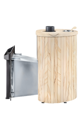  Банная печь Фёрингер Ламель Оптима ("Окаменевшее дерево" цельный)