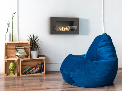 Биокамин Zefire Orion 600 (черный со стеклом и стемалитом) Биокамин Zefire Orion 600 (черный со стеклом и стемалитом)