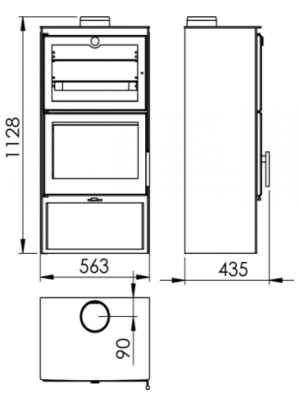 PANADERO Печь-камин с духовкой GOURMET PANADERO Печь-камин с духовкой GOURMET