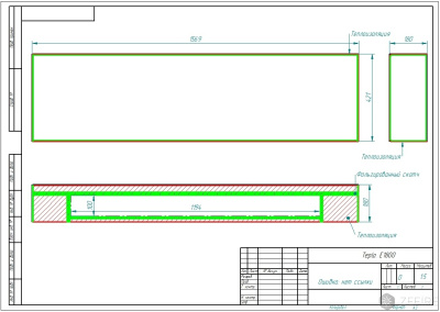 Теплоизоляционный корпус для биокаминов Elliot 1800, Sirius 1800, Flagman 1600