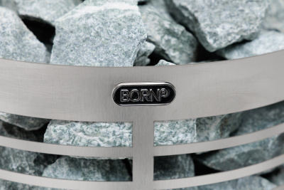  Электрическая печь для бани и сауны Born Line Plus 9 кВт (матовый корпус, встроенное управление)