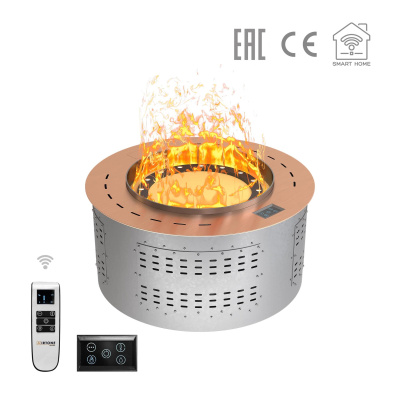 Паровой камин Airtone Vepo Round 600 мм (розовое золото сатин) Паровой камин Airtone Vepo Round 600 мм (розовое золото сатин)