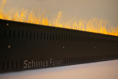 Встраиваемый электрический Schönes feuer 3D-камин FireLine 1500 (черная панель)
