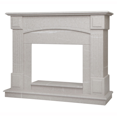 Портал для электрокамина Carolina 25,5 WT Мрамор бежевый