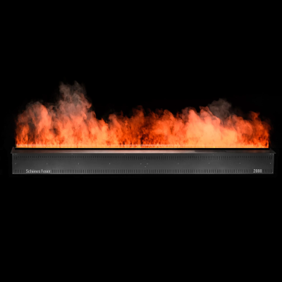 Встраиваемый камин-увлажнитель FireLine 2000 Blue (черная панель)