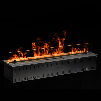 Встраиваемый камин-увлажнитель FireLine 1000 Blue (черная панель)