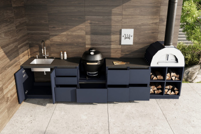 Кухня Astov BBQ № 14 (ширина 3800 мм)(готовое решение) Кухня Astov BBQ № 14 (ширина 3800 мм)(готовое решение)