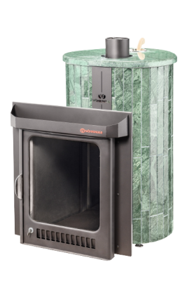  Банная печь Фёрингер Ламель Оптима (Верде Гватемала наборный)