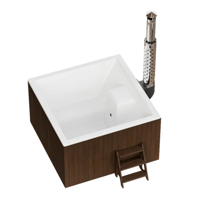 Купель Polar Spa ELITE QUATTRO 180 (термососна темная)