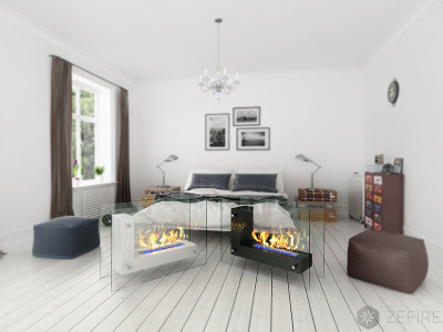 Биокамин Zefire Fidero 1000 (черный) Биокамин Zefire Fidero 1000 (черный)