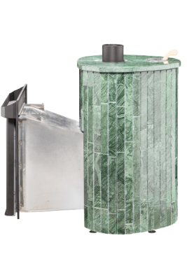  Банная печь Фёрингер Ламель Макси (Верде Гватемала наборный)