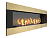 Биокамин Zefire Elliot horizontal 1800 латунный