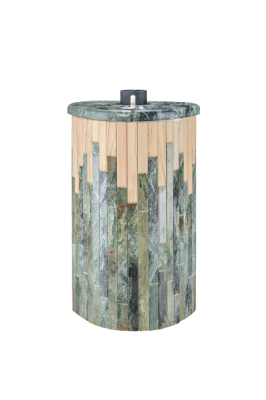  Банная печь Фёрингер Ламель Оптима (Жадеит+"Окаменевшее дерево")