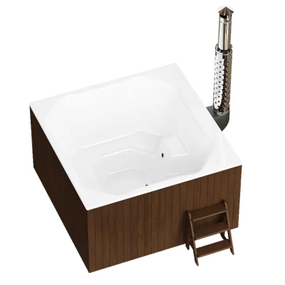 Купель Polar Spa ELITE QUATTRO 200 (термобереза темная) Купель Polar Spa ELITE QUATTRO 200 (термобереза темная)