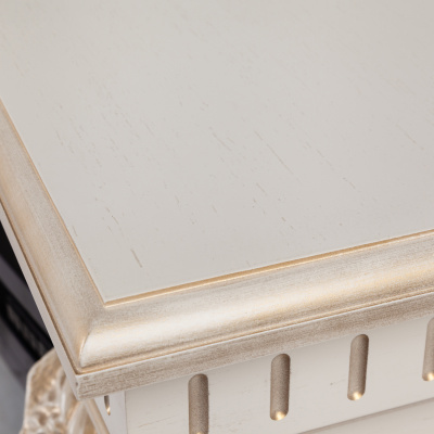 Портал для электрокамина Diva 33 WT Белый дуб с золотой патиной