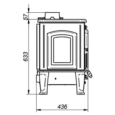  Чугунная печь Ferguss Mercuri cook