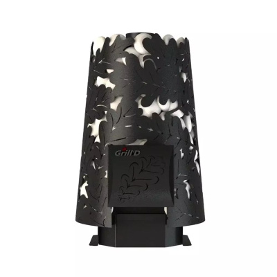  Банная печь Grill'D Dubravo Mini (короткий вынос, дверца со стеклом)