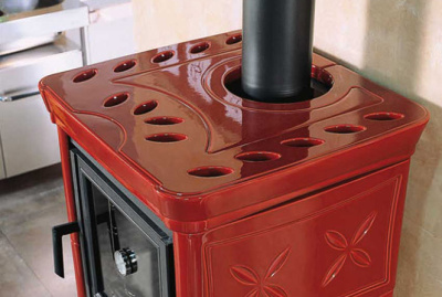  Печь La Nordica Nicoletta (бордовый/бежевый)