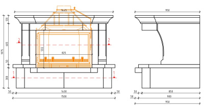 Каминная облицовка Sunhill BREST