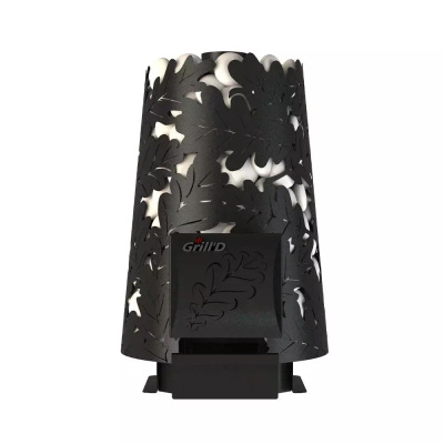  Банная печь Grill'D Dubravo Mini (длинный вынос, дверца со стеклом)