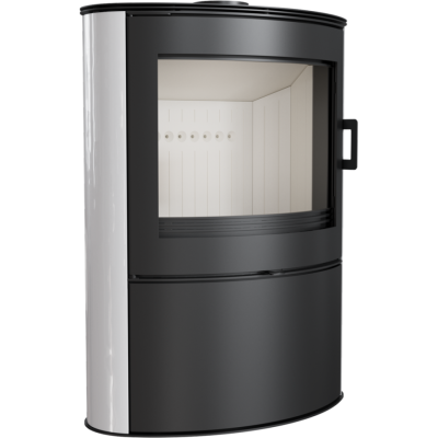  Печь-камин Kratki Koza AB S 2 (белый кафель)