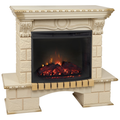 Электрокамин Bolero 25/25,5 WT с очагом Evrika 25,5