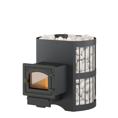 Банная печь Везувий Скиф Стандарт 12 (ДТ-3С) со стеклом Банная печь Везувий Скиф Стандарт 12 (ДТ-3С) со стеклом