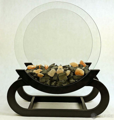 Биокамин Zefire Iris Ellipse (темный)