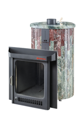  Банная печь Фёрингер Ламель Оптима (Жадеит+Россо Леванте)