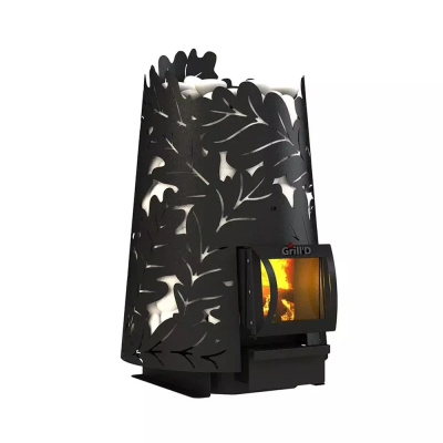  Банная печь Grill'D Dubravo 180 (короткий вынос, дверца со стеклом)