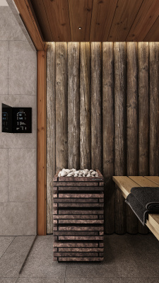  Электрическая печь для бани и сауны Sangens W12B 