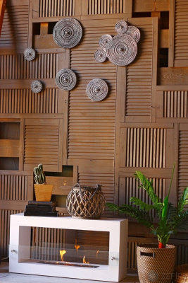 Биокамин Zefire Quarter 900 (белый)