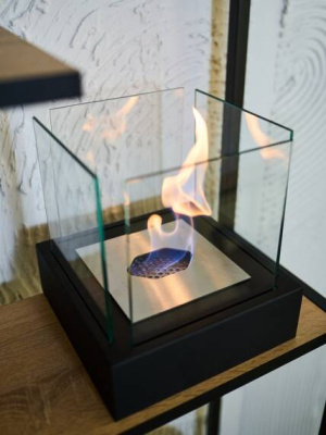 Биокамин Zefire Quant metall черный