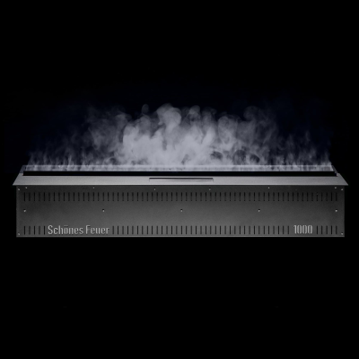 Встраиваемый камин-увлажнитель FireLine 1000 Blue (черная панель)