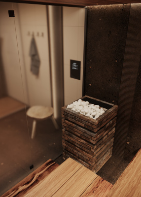  Электрическая печь для бани и сауны Sangens W20B