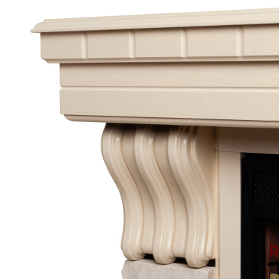 Портал для электрокамина Country 25,5/26 WT Белый дуб