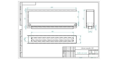 Биокамин Zefire торцевой сквозной Standart 1300