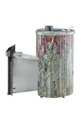  Банная печь Фёрингер Ламель Малютка (Жадеит+Россо Леванте)