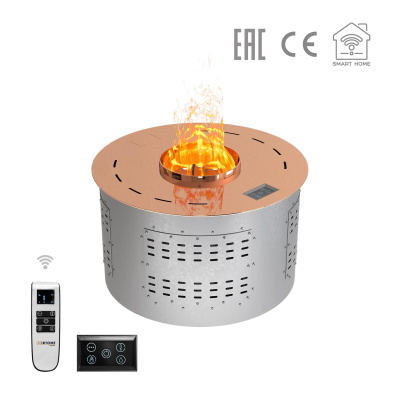 Паровой камин Airtone Vepo Round 500 мм (розовое золото зеркало) Паровой камин Airtone Vepo Round 500 мм (розовое золото зеркало)