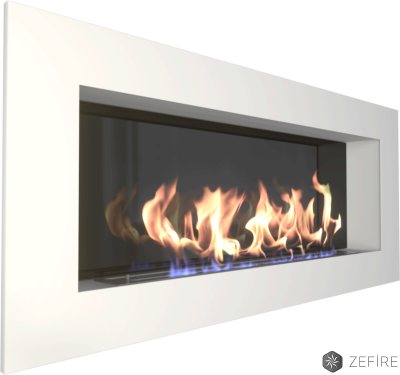 Биокамин Zefire Elliot 1800 белый со стемалитом