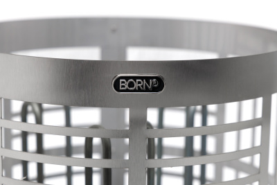  Электрическая печь для бани и сауны Born Line Plus 9 кВт (матовый корпус, встроенное управление)