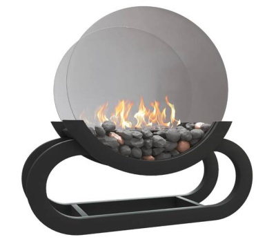 Биокамин Zefire Iris Ellipse (темный)