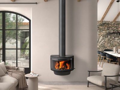 Дровяной камин ROCAL RONDE FRONTAL стальной