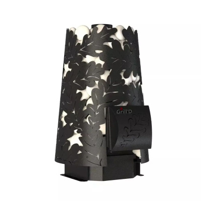  Банная печь Grill'D Dubravo Mini (короткий вынос, дверца со стеклом)