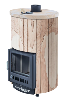  Банная печь Фёрингер Ламель Уют 18 ("Окаменевшее дерево" перенесённый рисунок)